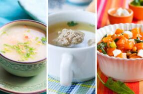 Table number 5 - soups and vegetables